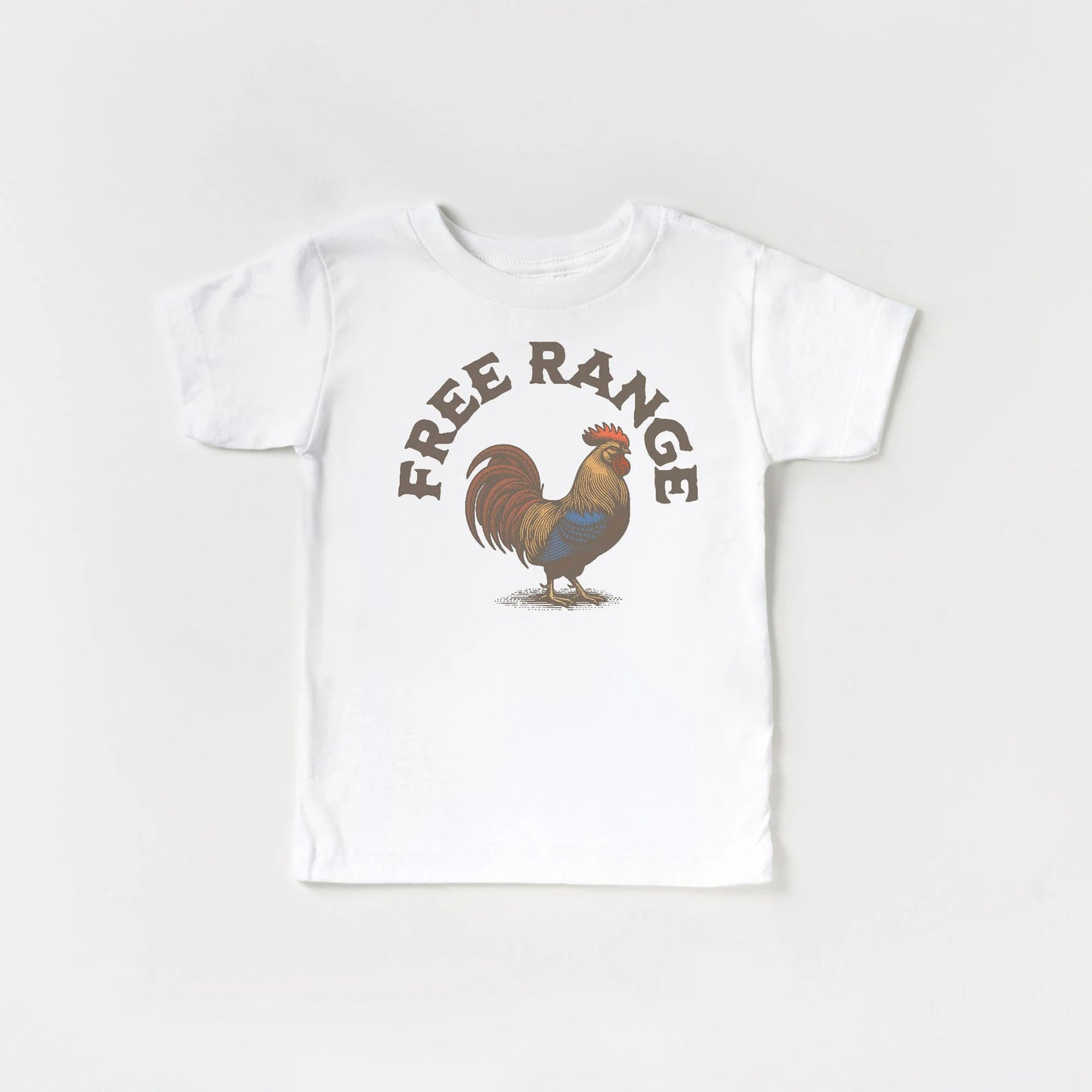 Free Range - Toddler T - Shirt - Ginger Tots Co. - Bella Canvas Toddler - White - 2T - 