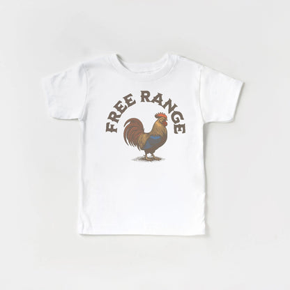 Free Range - Toddler T - Shirt - Ginger Tots Co. - Bella Canvas Toddler - White - 2T - 