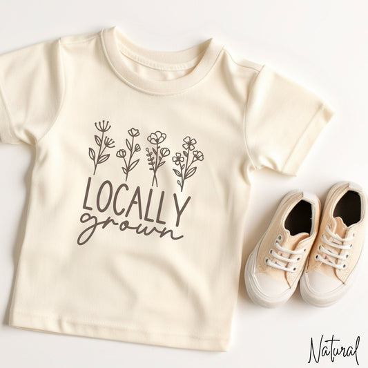 Locally Grown Tee - GingerTots - Bella Canvas Toddler - 2T - White -